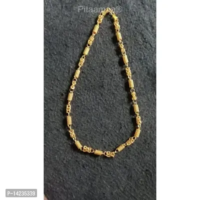 One Gram Gold Plated Chain  (MG607 C) Gold-plated Plated Brass Chain (20 Inch)Water And Sweat Proof Jawellery-thumb2