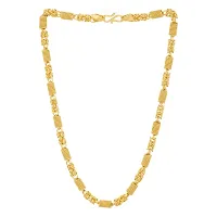 One Gram Gold Plated Chain  (MG607 C) Gold-plated Plated Brass Chain (20 Inch)Water And Sweat Proof Jawellery-thumb2