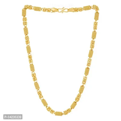 One Gram Gold Plated Chain  (MG607 C) Gold-plated Plated Brass Chain (20 Inch)Water And Sweat Proof Jawellery-thumb3