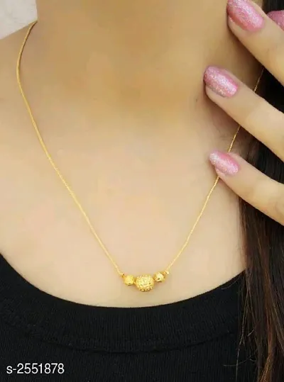 New Design!!: Premium Gold Plated Alloy Necklaces