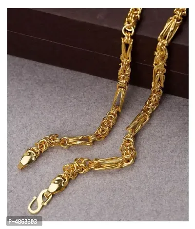 Trendy Gold-Plated Metal Chain-thumb0