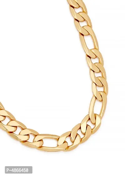 Trendy Designer Gold Plated Brass Chain For Men