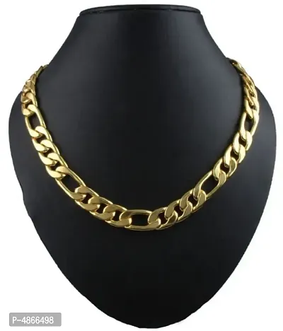 Trendy Stylish Alloy Gold Plated Men's Chain