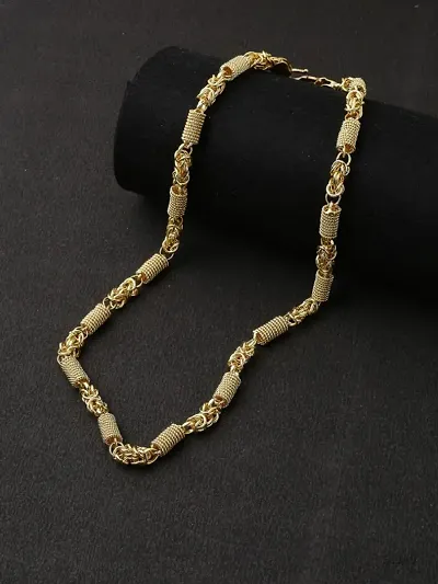 Trendy Designer Alloy Gold Plated Chain