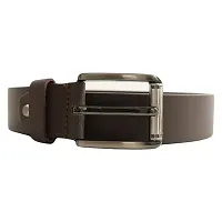 COLWIN Genuine Leather Belt for Mens | Trendy Belt for Formal and Casual Attire | Jeans Belt (Brown)_CSMOBR-thumb2