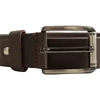 COLWIN Genuine Leather Belt for Mens | Trendy Belt for Formal and Casual Attire | Jeans Belt (Brown)_CSMOBR-thumb3