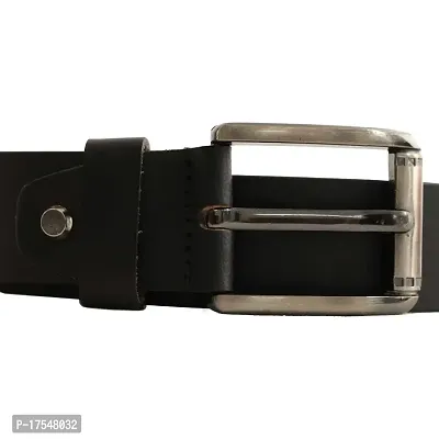 COLWIN Genuine Leather Belt for Mens | Trendy Belt for Formal and Casual Attire | Jeans Belt (Black, 38)_CSMOBL-thumb2