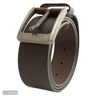 COLWIN Genuine Leather Belt for Mens | Trendy Belt for Formal and Casual Attire | Jeans Belt (Brown)_CECOBR-thumb0