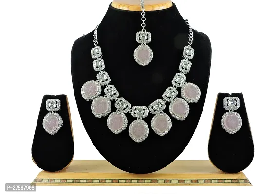 Trendy Alloy Necklace Set