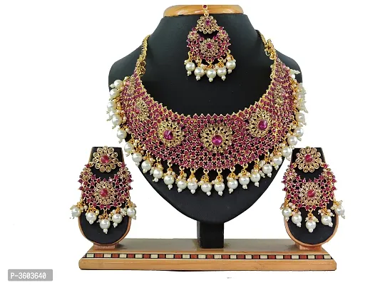 Women Multicoloured Alloy Jewellery Set