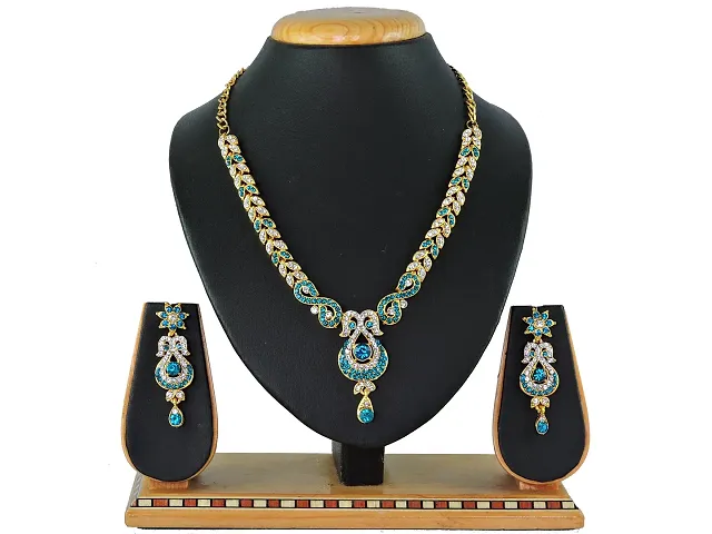 Trendy Alloy Necklace Set