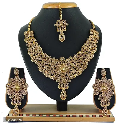 Trendy Alloy Necklace Set