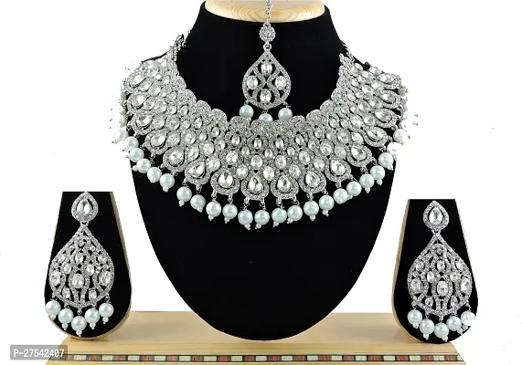 Trendy Alloy Necklace Set