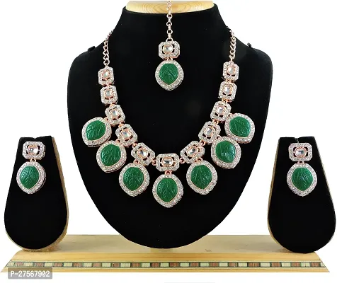 Trendy Alloy Necklace Set