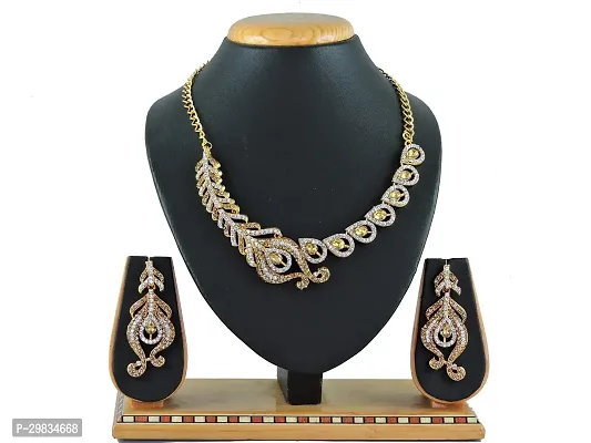 Trendy Alloy Necklace Set