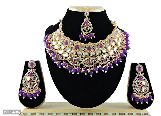 Trendy Alloy Necklace Set