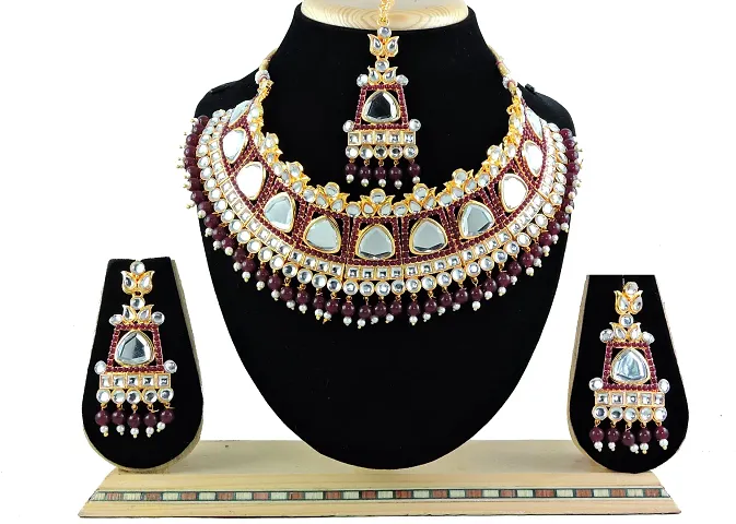 Trendy Alloy Necklace Set