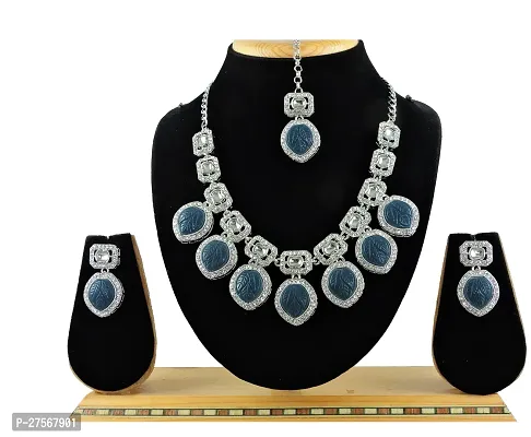 Trendy Alloy Necklace Set