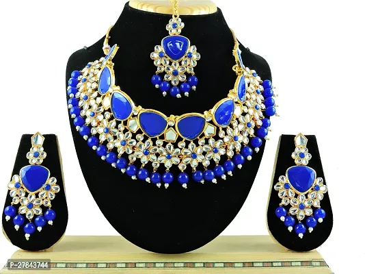 Trendy Alloy Necklace Set