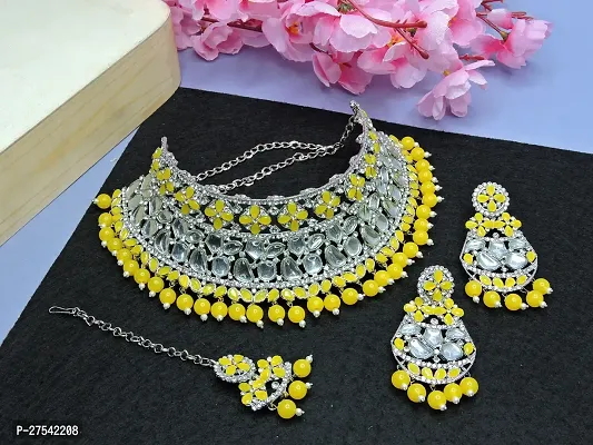 Trendy Alloy Necklace Set