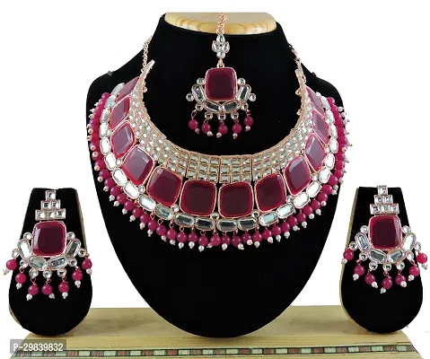 Trendy Alloy Necklace Set