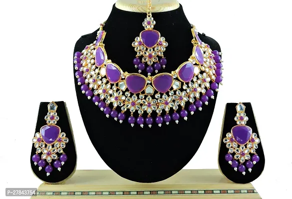 Trendy Alloy Necklace Set