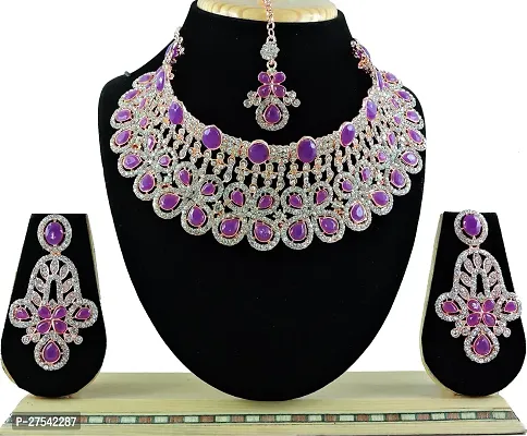 Trendy Alloy Necklace Set