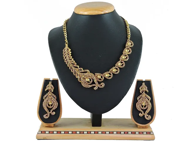 Trendy Alloy Necklace Set