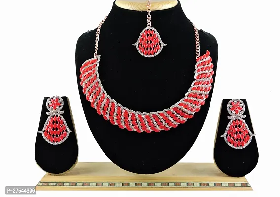 Trendy Alloy Necklace Set