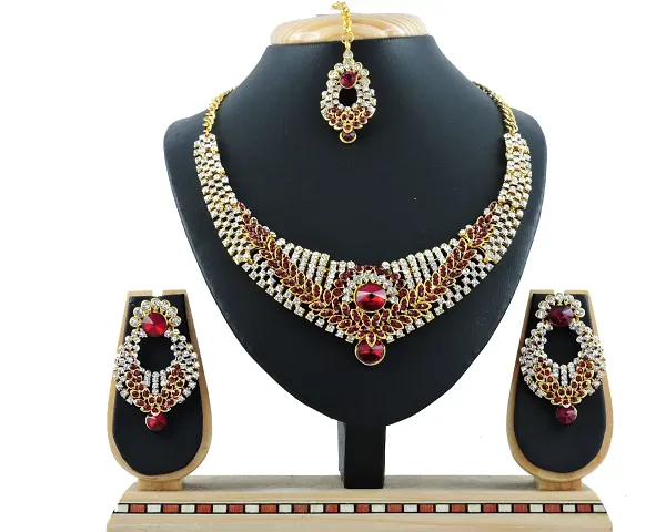 Trendy Alloy Necklace Set