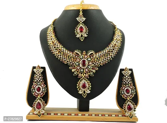 Trendy Alloy Necklace Set