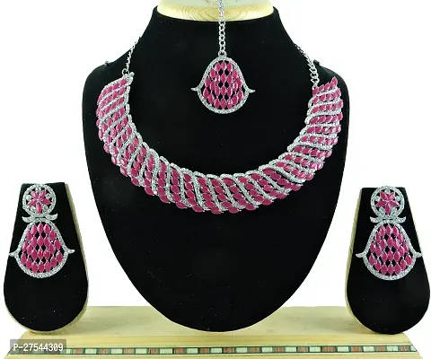 Trendy Alloy Necklace Set