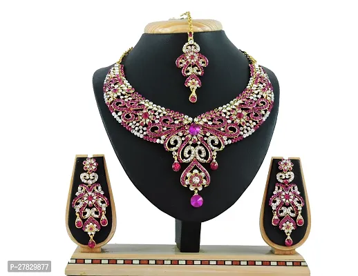 Trendy Alloy Necklace Set