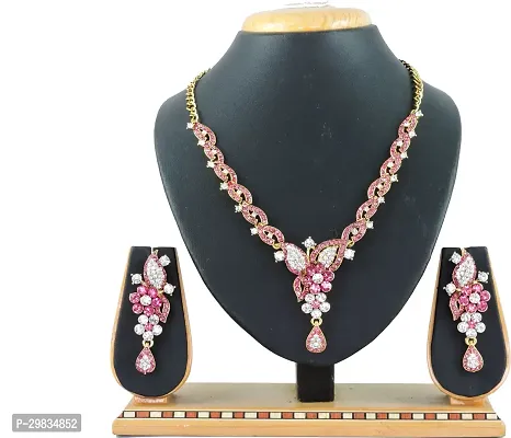 Trendy Alloy Necklace Set