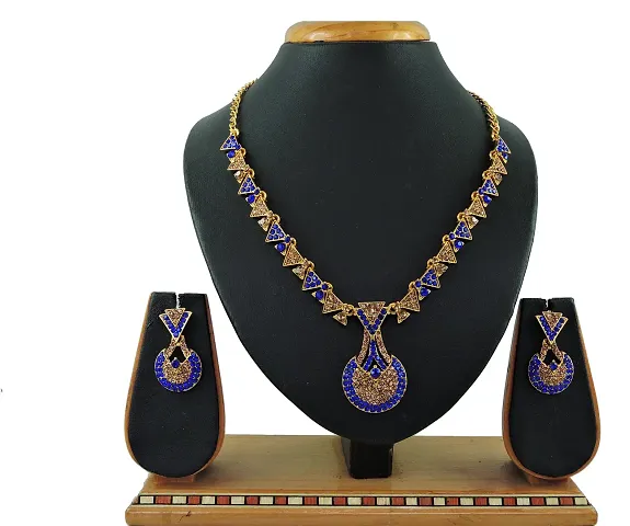 Trendy Alloy Necklace Set