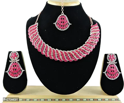 Trendy Alloy Necklace Set