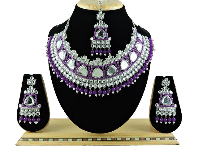 Trendy Alloy Necklace Set