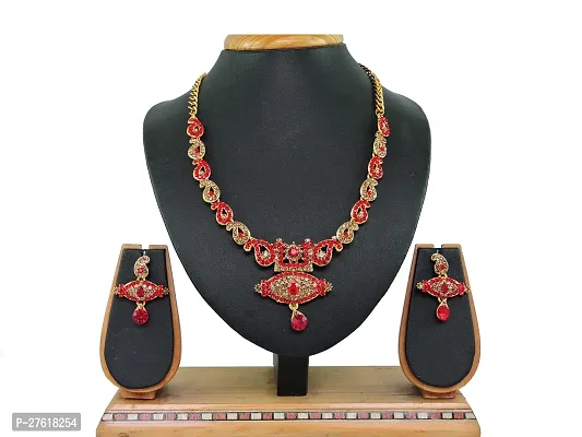 Trendy Alloy Necklace Set