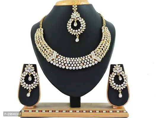 Trendy Alloy Necklace Set