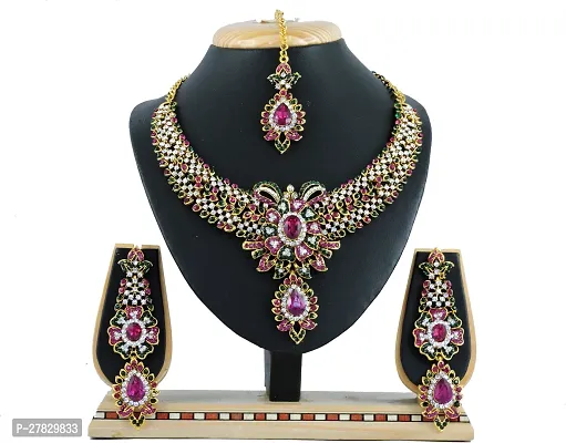 Trendy Alloy Necklace Set