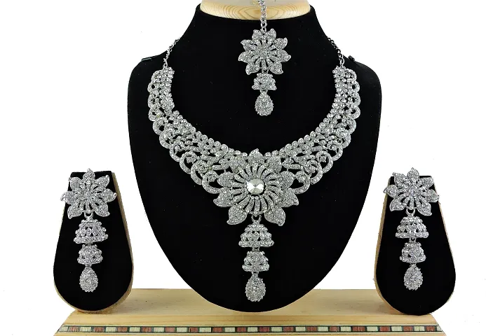 Trendy Alloy Necklace Set