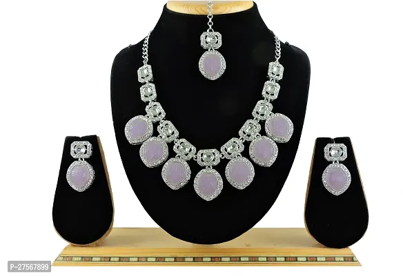 Trendy Alloy Necklace Set