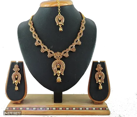 Trendy Alloy Necklace Set