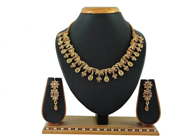 Trendy Alloy Necklace Set