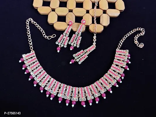 Trendy Alloy Necklace Set-thumb2