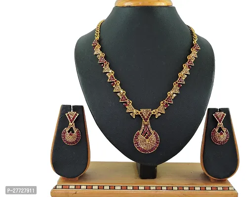 Trendy Alloy Necklace Set