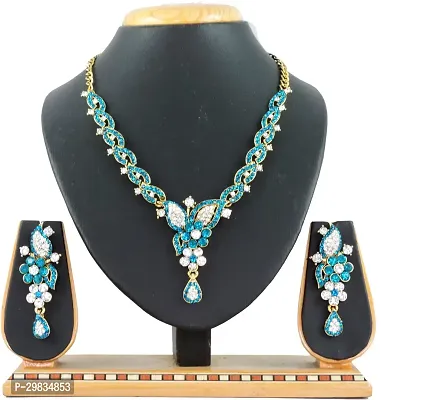 Trendy Alloy Necklace Set