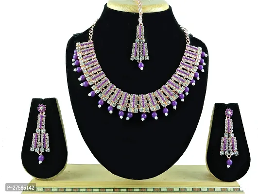 Trendy Alloy Necklace Set