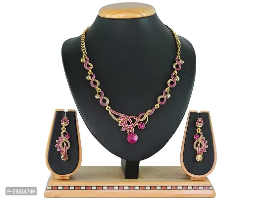 Trendy Alloy Necklace Set