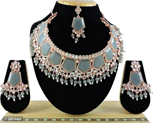 Trendy Alloy Necklace Set